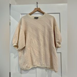 Style Plus California Vintage Beige Cream Top